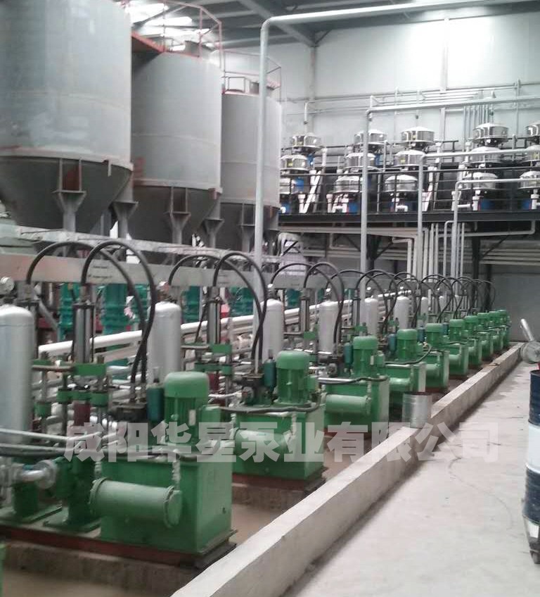 壓濾機選用多大的進料泵 壓濾機選用多大的進料泵