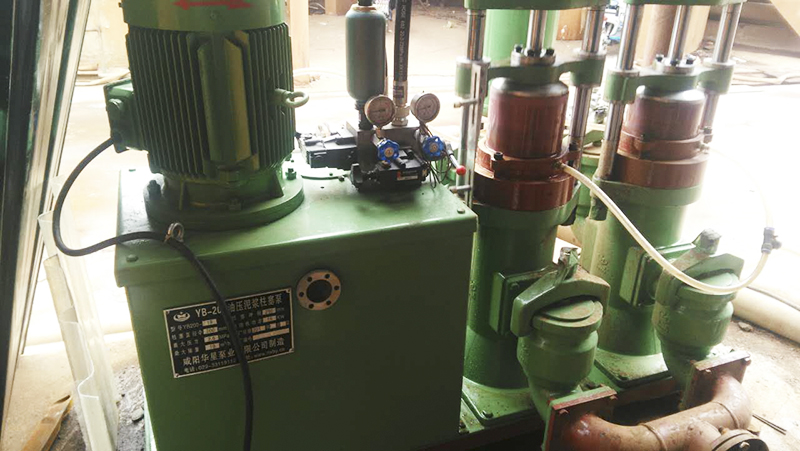 YB200柱塞泥漿泵印染行業使用現場圖